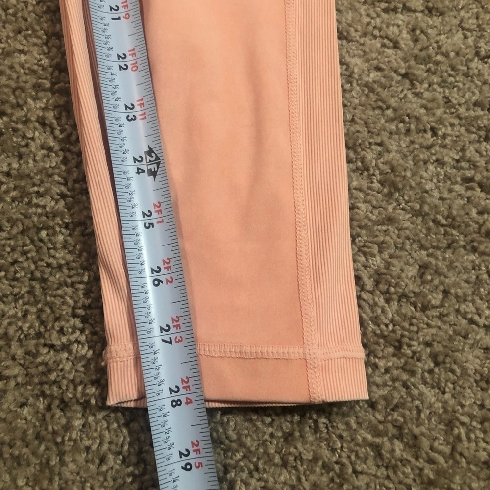 90 DEGREE BY REFLEX Stone Wash High Rise Leggings Putty Pink Wash Size Large - Picture 8 of 12